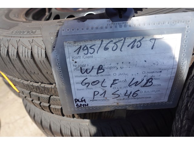 4x velg met band 15 inch - afbeelding 4 van  4