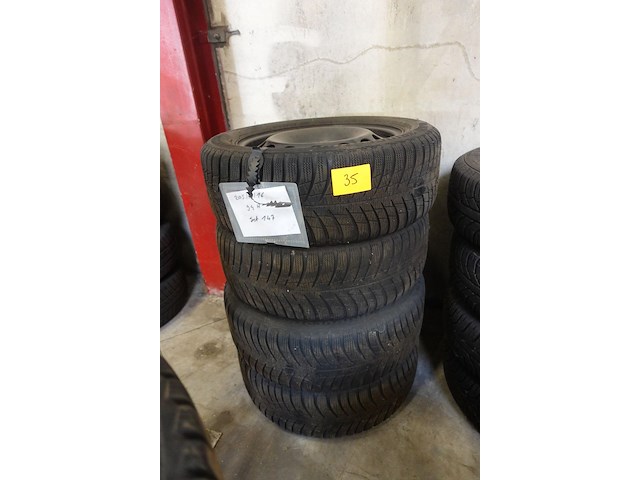 4x velg met band audi 16 inch - afbeelding 2 van  4