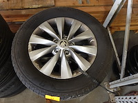 4x velg met band skoda 16 inch