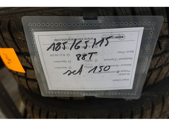 4x velg met band volkswagen 15 inch - afbeelding 4 van  4