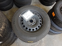 4x velg met band volkswagen 15 inch - afbeelding 1 van  4