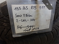 4x velg met band volkswagen 15 inch - afbeelding 4 van  4