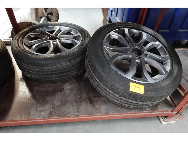 4x velg met band - afbeelding 1 van  4