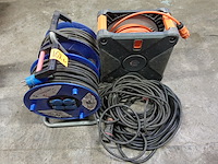 4x verlengkabel op haspel - afbeelding 1 van  3