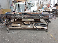 4x verrijbare werktafel - afbeelding 1 van  12