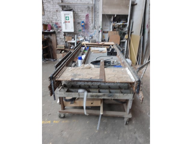 4x verrijbare werktafel - afbeelding 6 van  12
