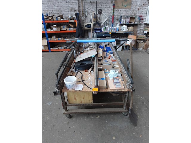 4x verrijbare werktafel - afbeelding 9 van  12