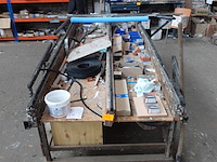 4x verrijbare werktafel - afbeelding 9 van  12