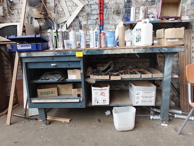 4x verrijbare werktafel - afbeelding 1 van  10