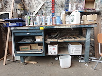 4x verrijbare werktafel - afbeelding 1 van  10