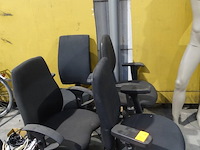 4x verrijdbare bureaustoel - afbeelding 2 van  2