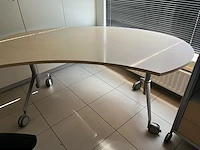 4x verrijdbare bureeltafel - afbeelding 2 van  8