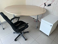 4x verrijdbare bureeltafel - afbeelding 3 van  8
