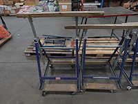 4x verrijdbare metalen schraag - afbeelding 1 van  3