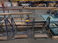 4x verrijdbare metalen schraag - afbeelding 2 van  3