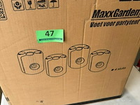 4x verzwaringsvoet partytent en paviljoen - wit - afbeelding 4 van  4