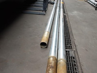 4x vlaggenmast met steun - afbeelding 5 van  6