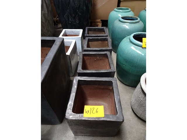 4x vorstvrije terracotta bloembak - afbeelding 1 van  4