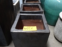 4x vorstvrije terracotta bloembak - afbeelding 3 van  4