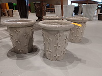 4x vorstvrije terracotta bloempot - afbeelding 1 van  4