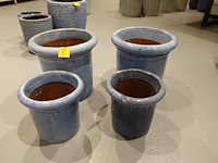 4x vorstvrije terracotta bloempot - afbeelding 2 van  5