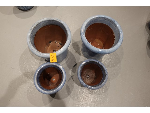 4x vorstvrije terracotta bloempot - afbeelding 3 van  5