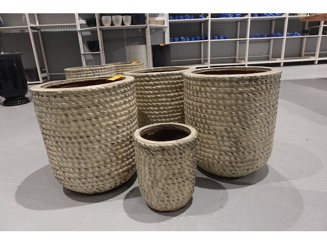 4x vorstvrije terracotta bloempot - afbeelding 1 van  5