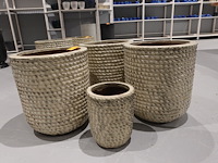 4x vorstvrije terracotta bloempot - afbeelding 1 van  5