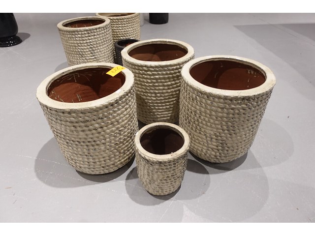 4x vorstvrije terracotta bloempot - afbeelding 2 van  5