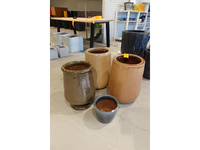 4x vorstvrije terracotta bloempot - afbeelding 2 van  7
