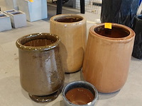 4x vorstvrije terracotta bloempot - afbeelding 2 van  7
