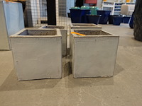 4x vorstvrije terracotta bloempot - afbeelding 1 van  4