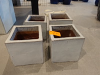 4x vorstvrije terracotta bloempot - afbeelding 2 van  4