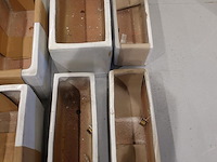 4x vorstvrije terracotta bloempot - afbeelding 1 van  2