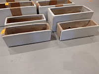 4x vorstvrije terracotta bloempot - afbeelding 2 van  2