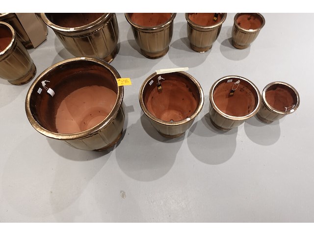 4x vorstvrije terracotta bloempot - afbeelding 3 van  4