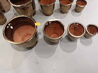 4x vorstvrije terracotta bloempot - afbeelding 3 van  4