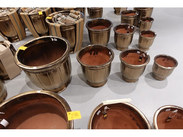 4x vorstvrije terracotta bloempot - afbeelding 1 van  4