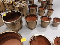 4x vorstvrije terracotta bloempot - afbeelding 1 van  4