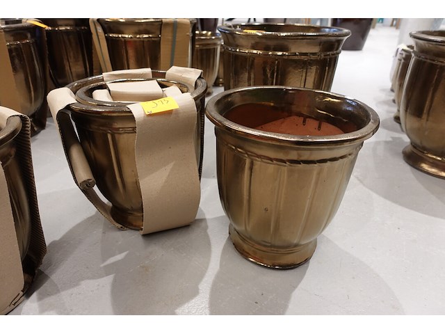 4x vorstvrije terracotta bloempot - afbeelding 1 van  2