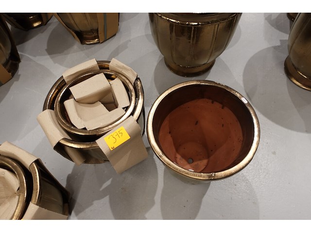 4x vorstvrije terracotta bloempot - afbeelding 2 van  2