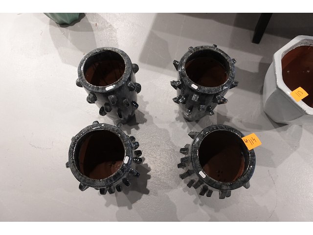 4x vorstvrije terracotta vaas - afbeelding 3 van  4