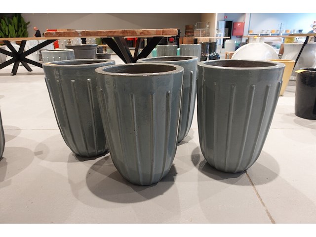 4x vorstvrije terracotta vaas - afbeelding 1 van  4