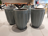 4x vorstvrije terracotta vaas - afbeelding 1 van  4