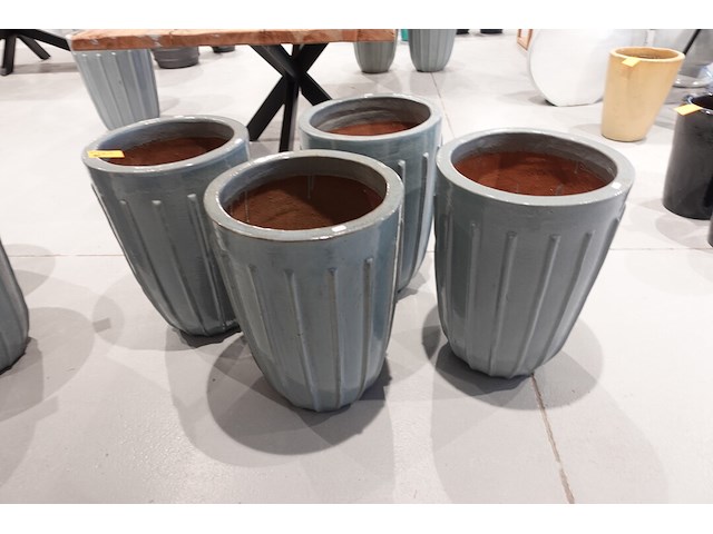 4x vorstvrije terracotta vaas - afbeelding 2 van  4