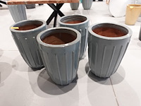 4x vorstvrije terracotta vaas - afbeelding 2 van  4
