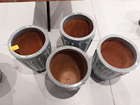 4x vorstvrije terracotta vaas - afbeelding 3 van  4