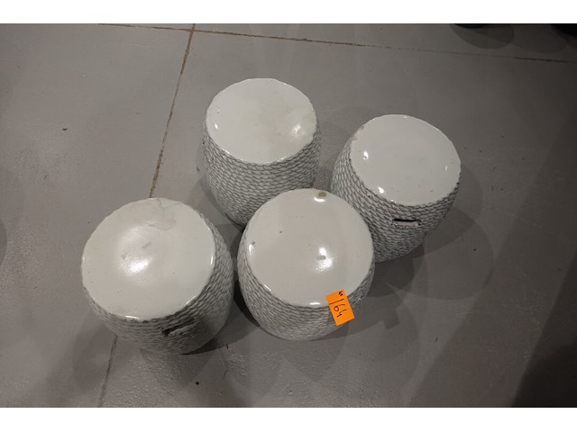 4x vorstvrije terracotta vaas - afbeelding 3 van  4