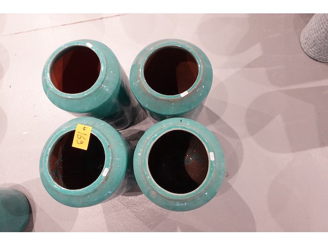4x vorstvrije terracotta vaas - afbeelding 3 van  4
