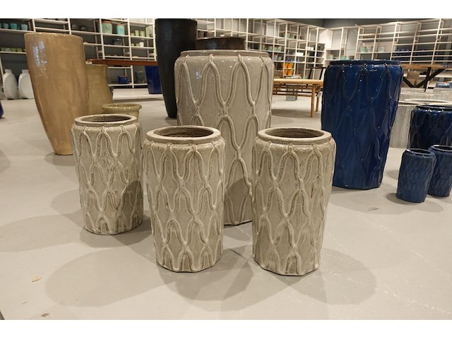 4x vorstvrije terracotta vaas - afbeelding 1 van  5